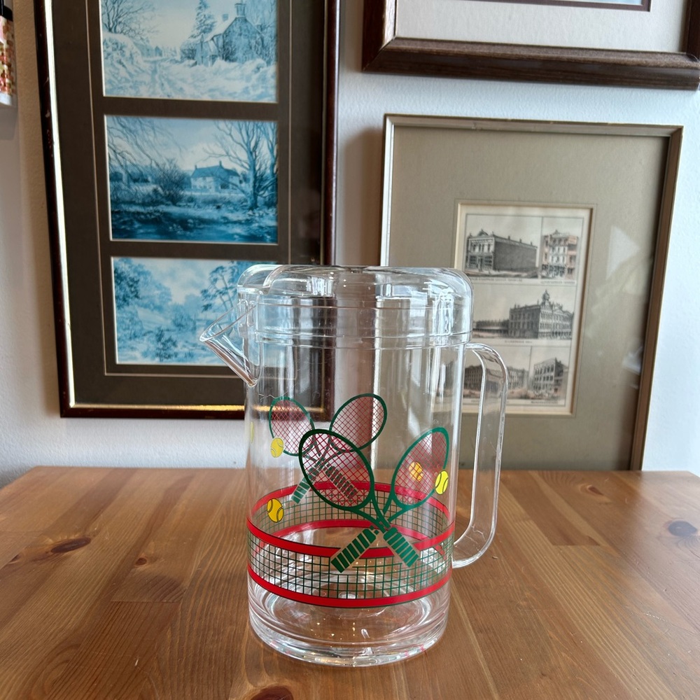 Vintage Oneida J. G. Hook Acrylic Pitcher, 198&
